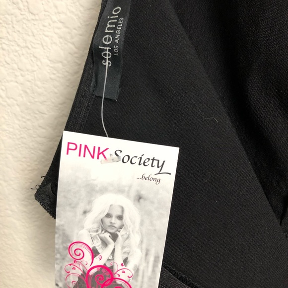 Pink Society Solemio black strapless dress small - Picture 6 of 7